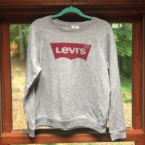 Levi’s grey crew neck sweater